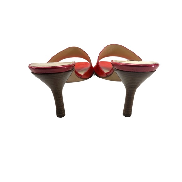 Isaac Mizrahi Red Slide Sandal - Picture 4 of 6